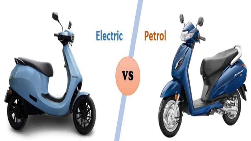 Electric Scooter vs Petrol Scooter